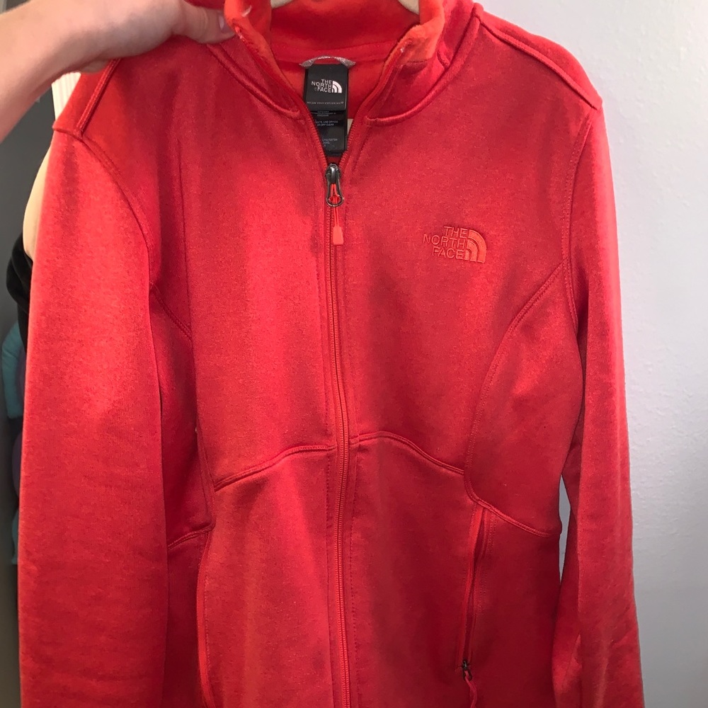 Pink North Face zip up